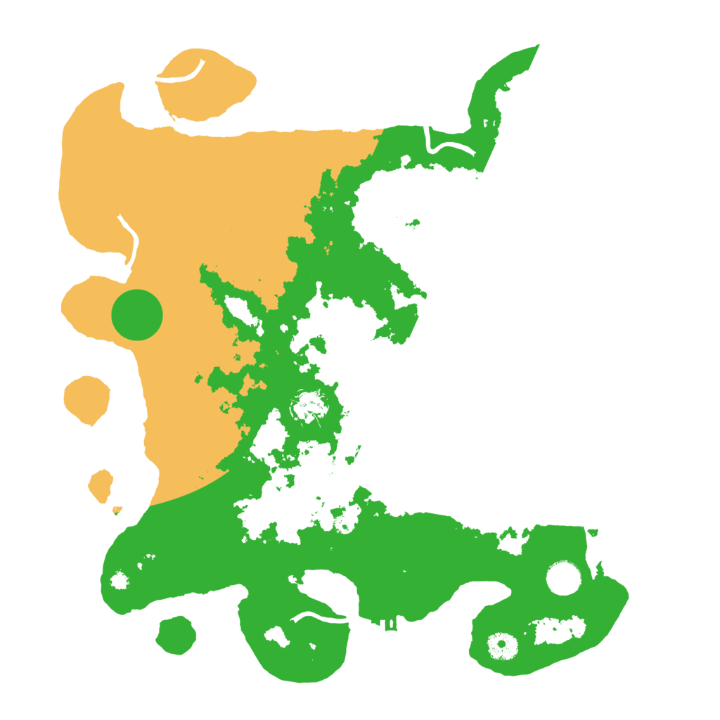 Biome Rust Map: Procedural Map, Size: 3700, Seed: 78017430
