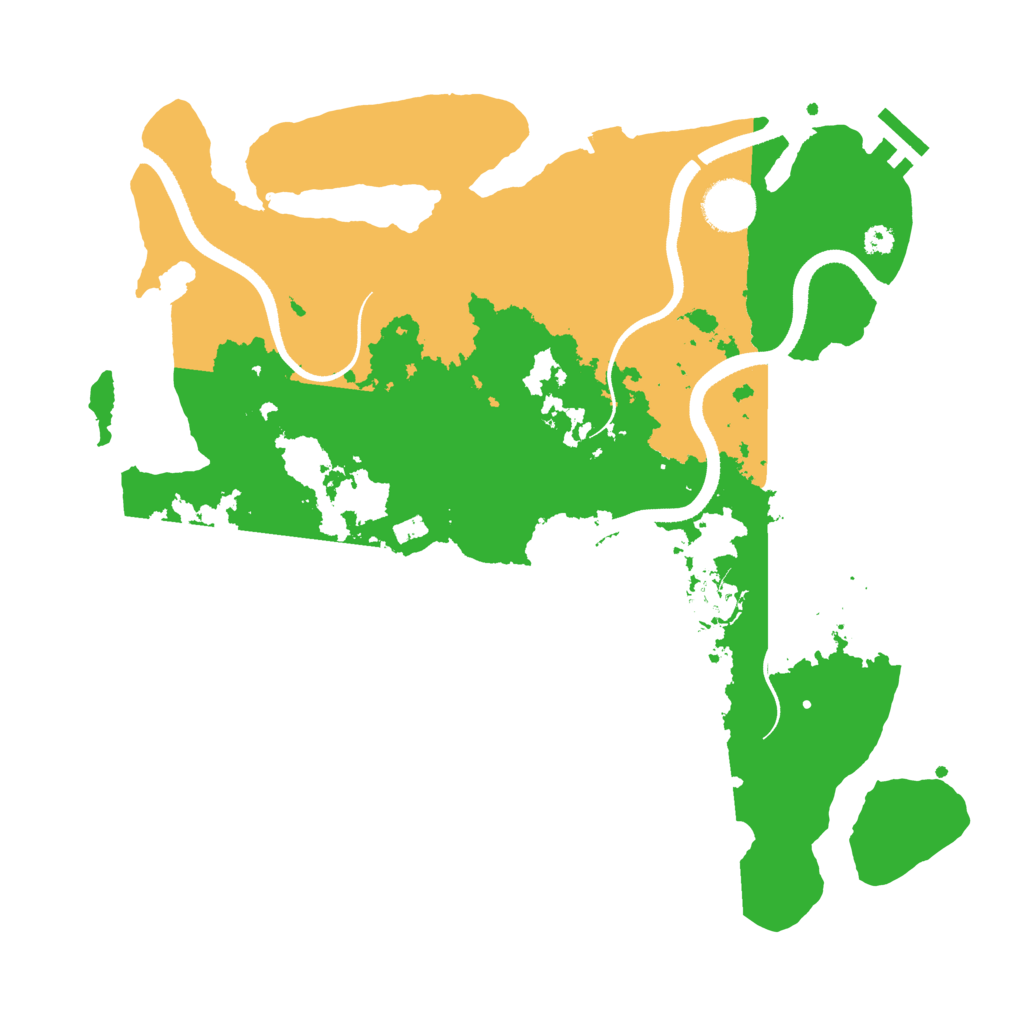 Biome Rust Map: Procedural Map, Size: 3450, Seed: 87408182