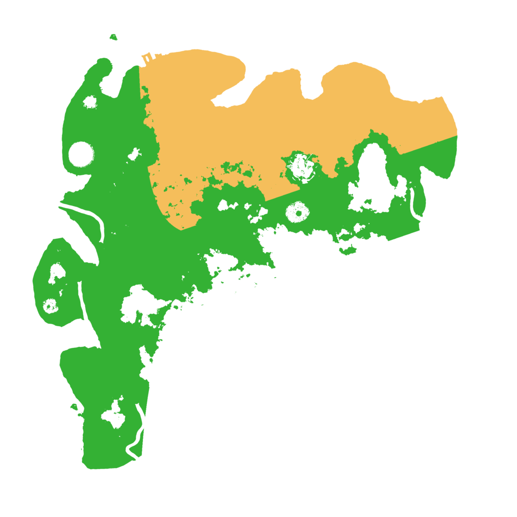 Biome Rust Map: Procedural Map, Size: 3600, Seed: 62282195