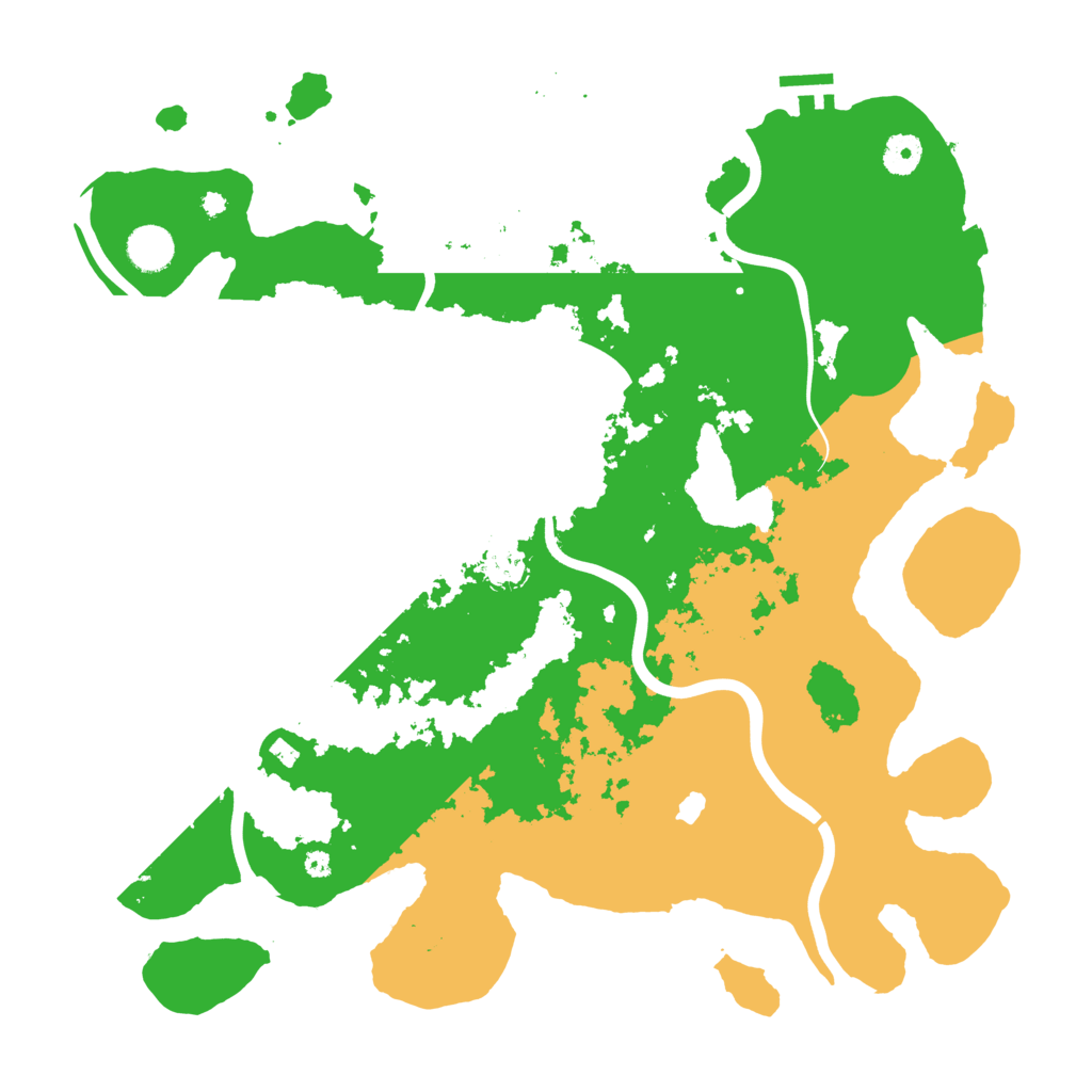 Biome Rust Map: Procedural Map, Size: 4100, Seed: 62399545