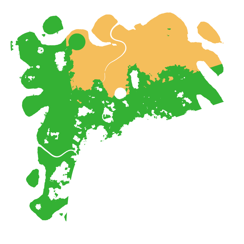 Biome Rust Map: Procedural Map, Size: 3850, Seed: 9267700