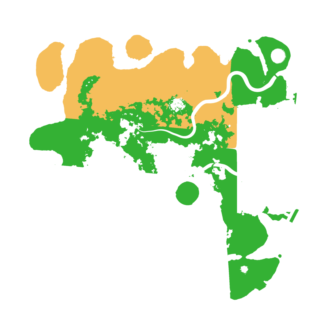 Biome Rust Map: Procedural Map, Size: 3800, Seed: 96154126