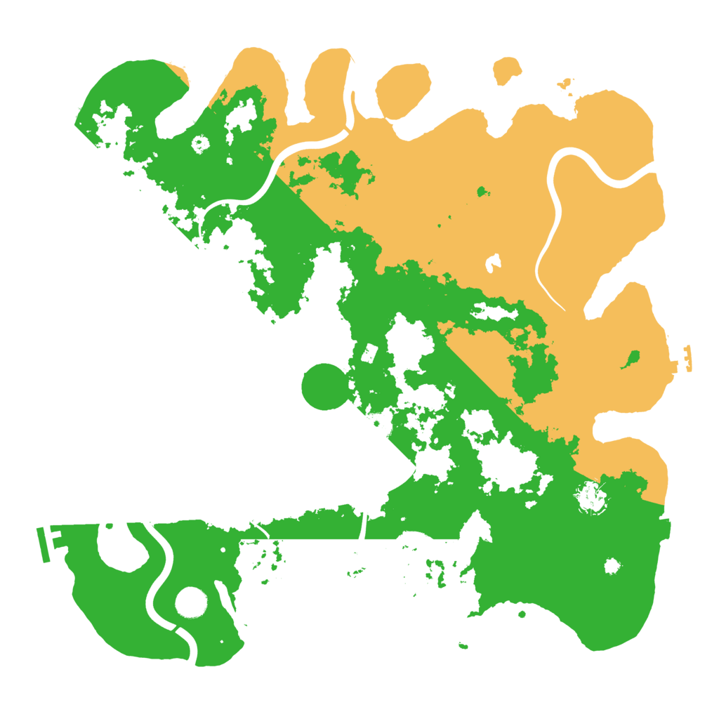 Biome Rust Map: Procedural Map, Size: 4100, Seed: 46402429