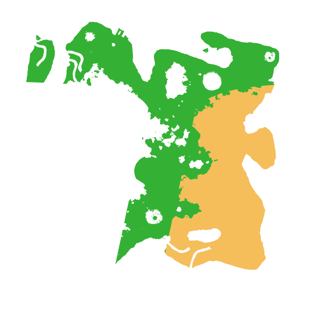 Biome Rust Map: Procedural Map, Size: 3000, Seed: 6484623