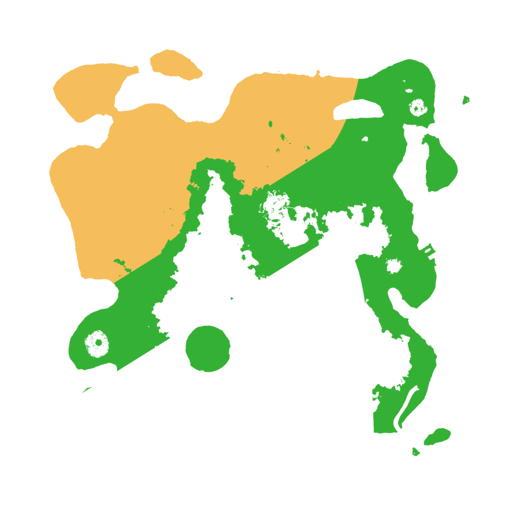 Biome Rust Map: Procedural Map, Size: 3100, Seed: 83219435