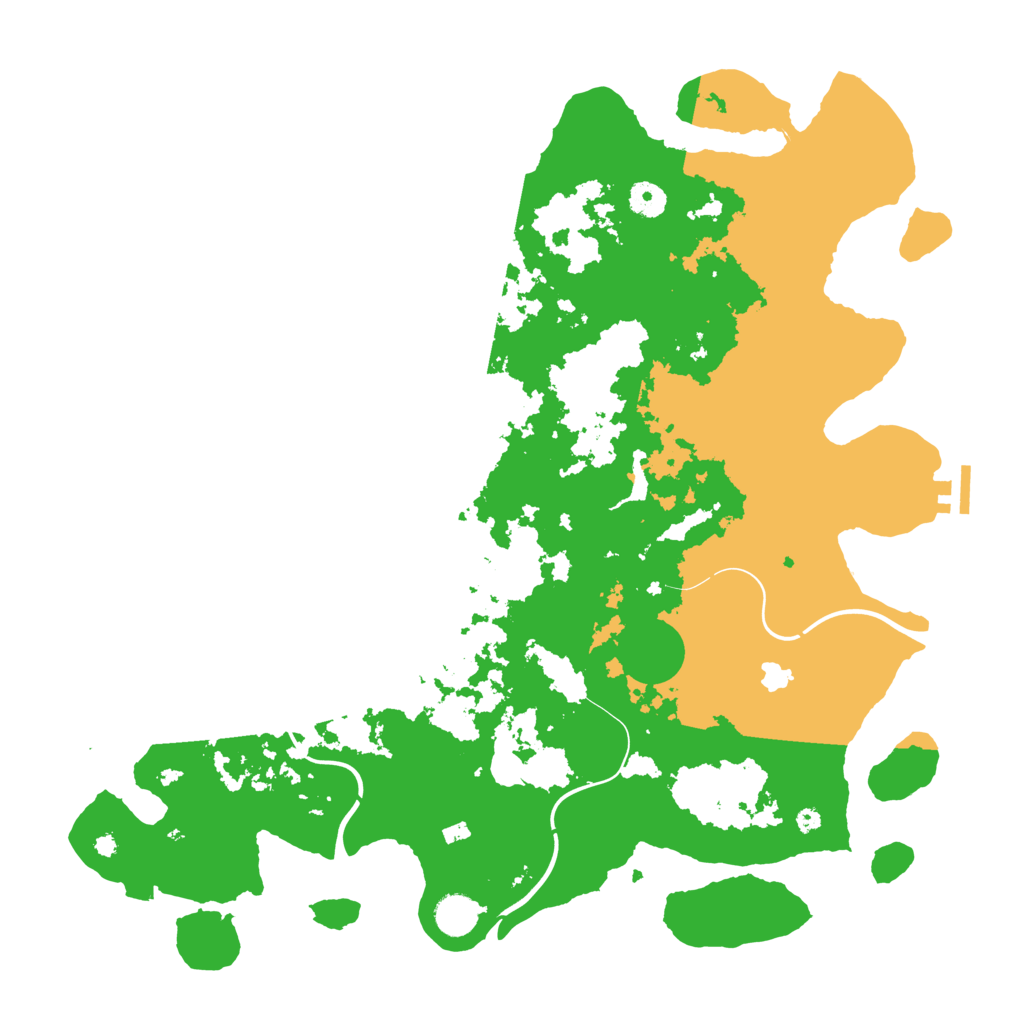 Biome Rust Map: Procedural Map, Size: 4250, Seed: 1143565678