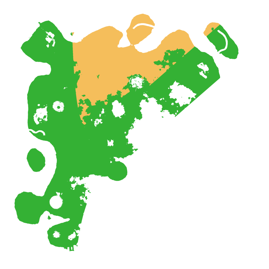 Biome Rust Map: Procedural Map, Size: 3650, Seed: 4597386