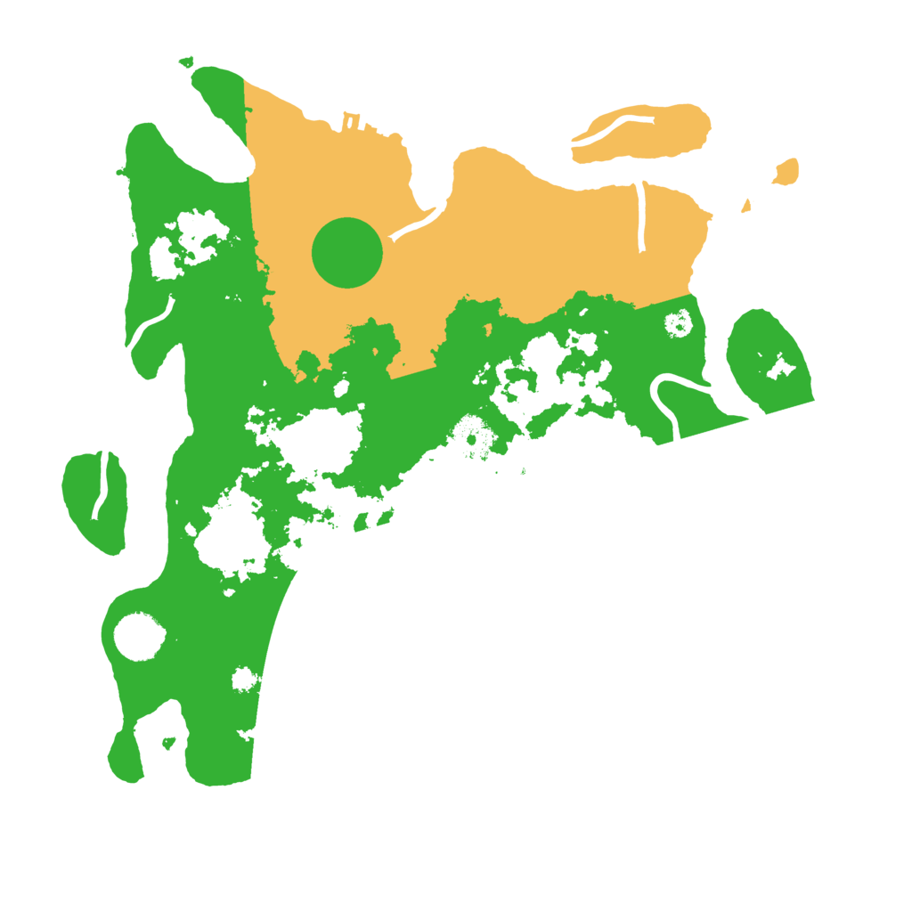 Biome Rust Map: Procedural Map, Size: 3400, Seed: 11625327