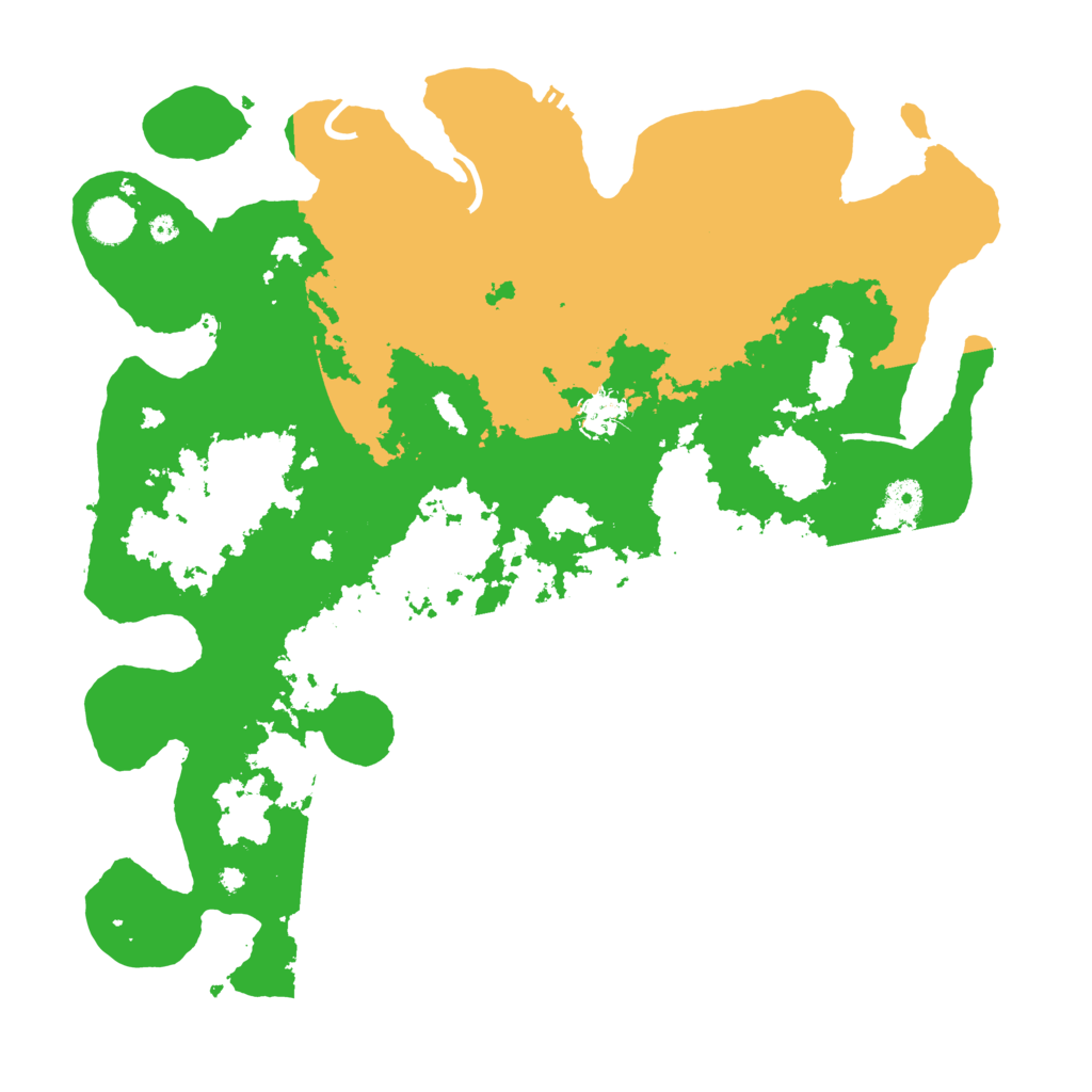 Biome Rust Map: Procedural Map, Size: 4100, Seed: 45430561