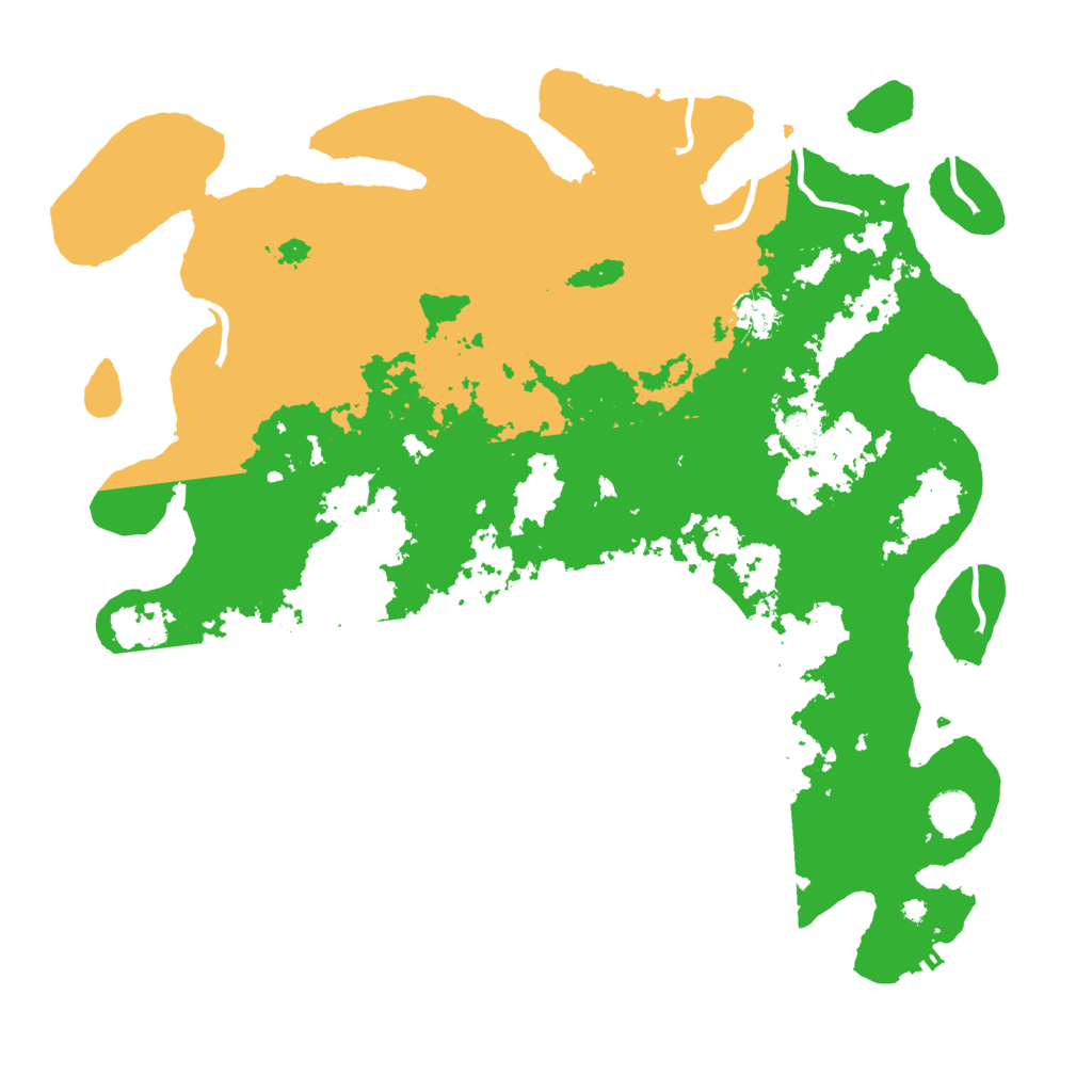 Biome Rust Map: Procedural Map, Size: 4300, Seed: 12325