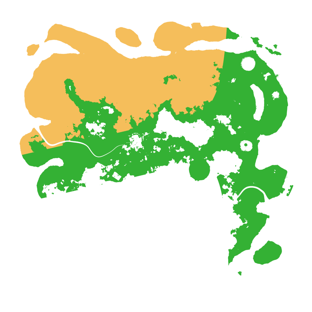 Biome Rust Map: Procedural Map, Size: 3950, Seed: 84369979