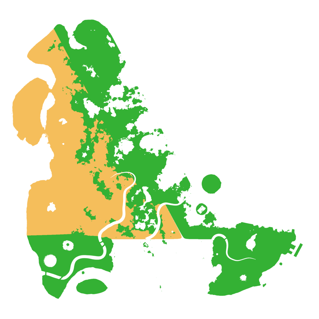 Biome Rust Map: Procedural Map, Size: 4500, Seed: 1434744578