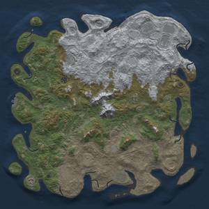 Thumbnail Rust Map: Procedural Map, Size: 5000, Seed: 1917170352, 19 Monuments