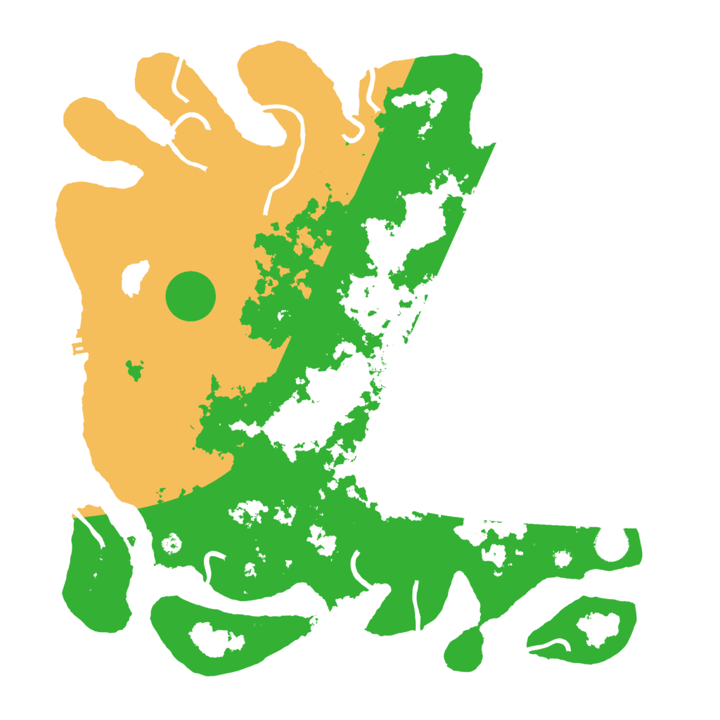 Biome Rust Map: Procedural Map, Size: 3800, Seed: 41765339