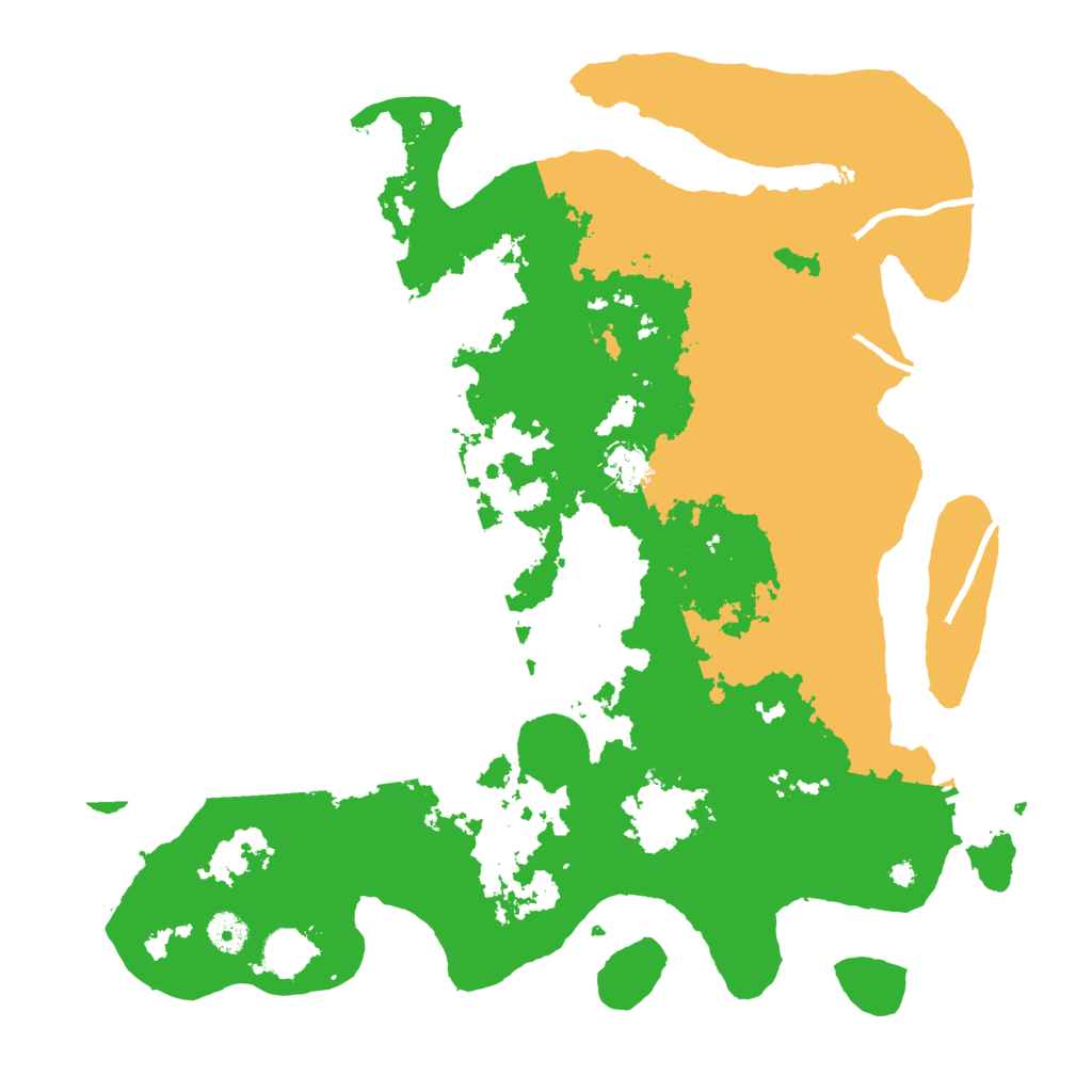 Biome Rust Map: Procedural Map, Size: 4100, Seed: 38807274