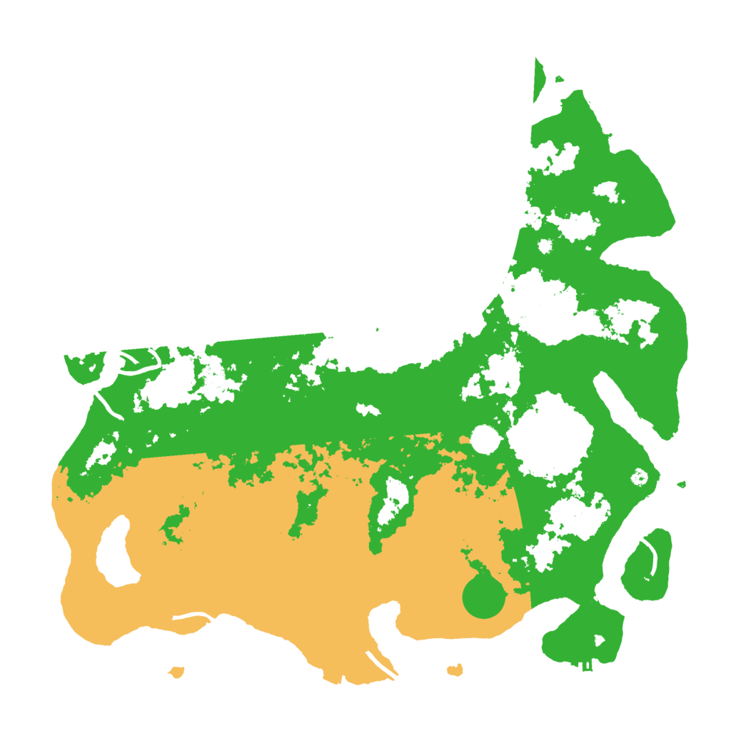 Biome Rust Map: Procedural Map, Size: 4500, Seed: 1147669782