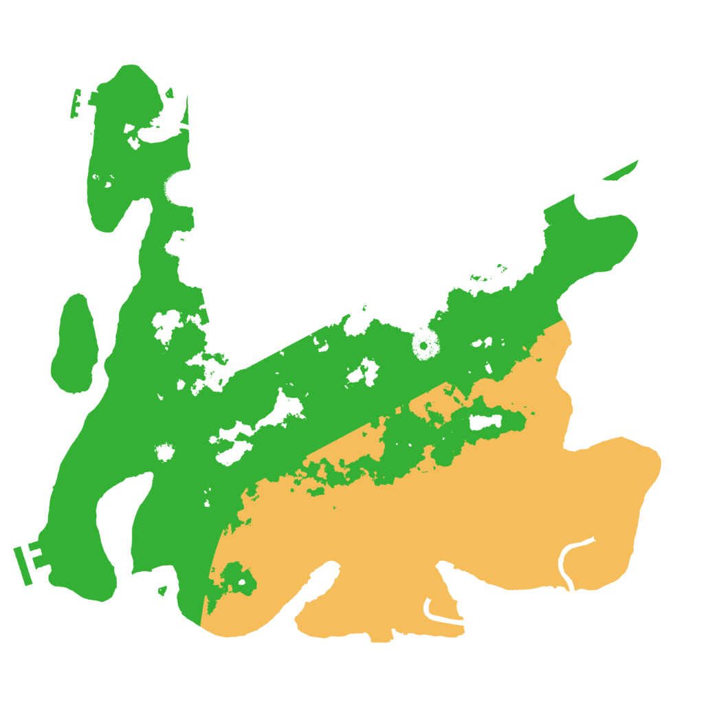 Biome Rust Map: Procedural Map, Size: 3600, Seed: 88414761