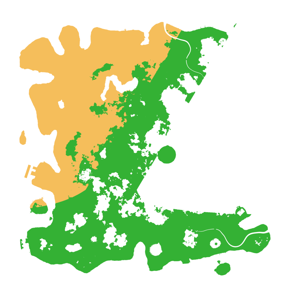 Biome Rust Map: Procedural Map, Size: 4400, Seed: 27802837
