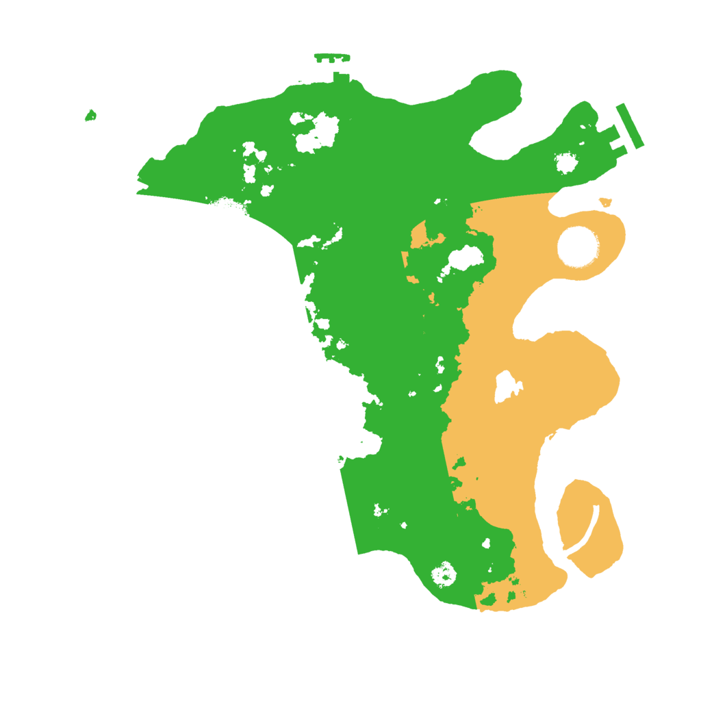 Biome Rust Map: Procedural Map, Size: 3000, Seed: 5966