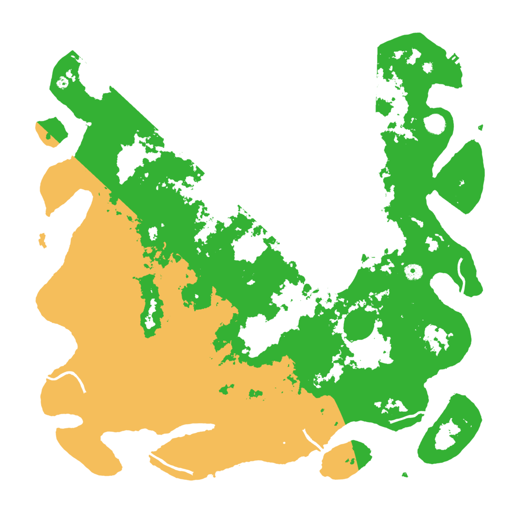 Biome Rust Map: Procedural Map, Size: 4500, Seed: 1811766703