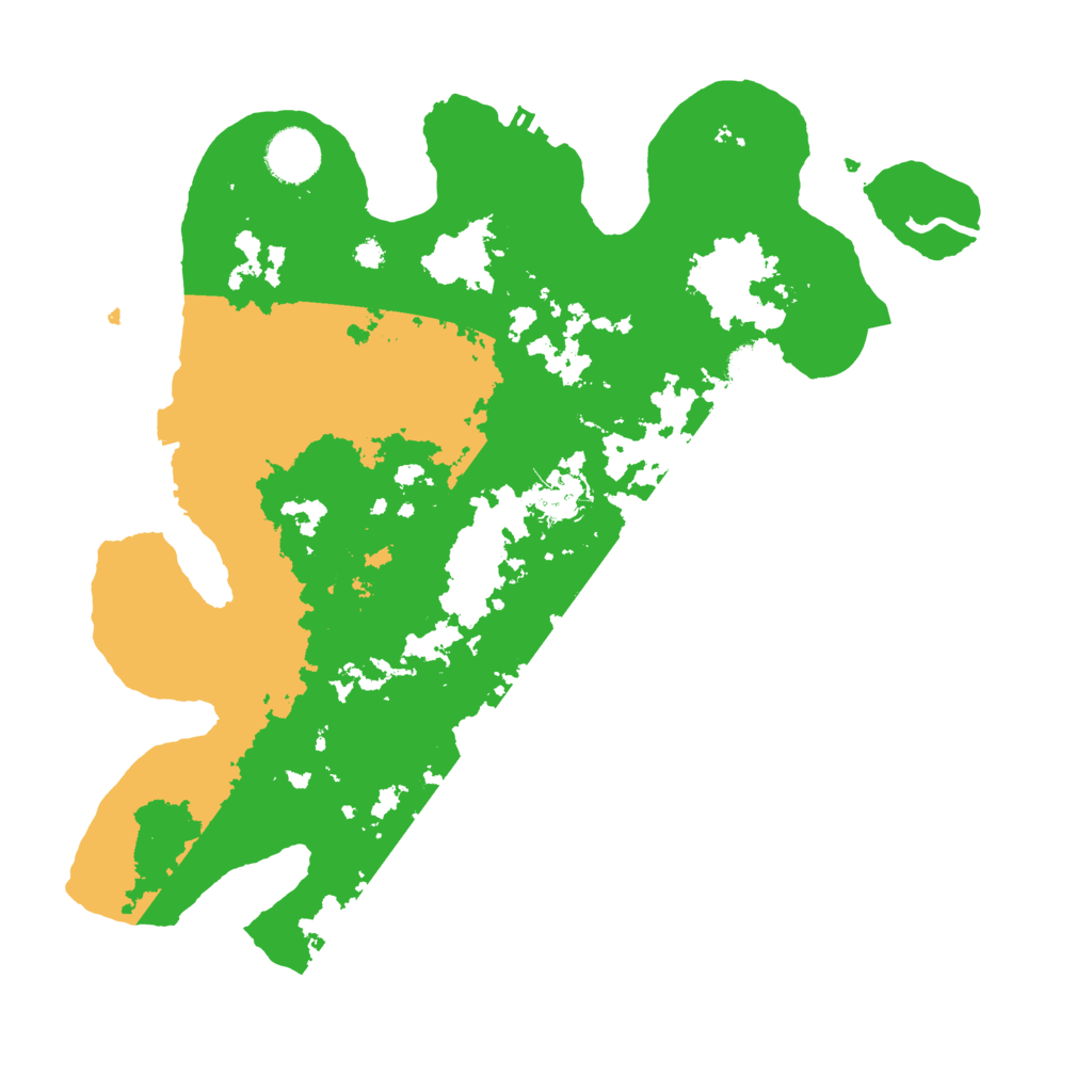 Biome Rust Map: Procedural Map, Size: 3500, Seed: 73892655