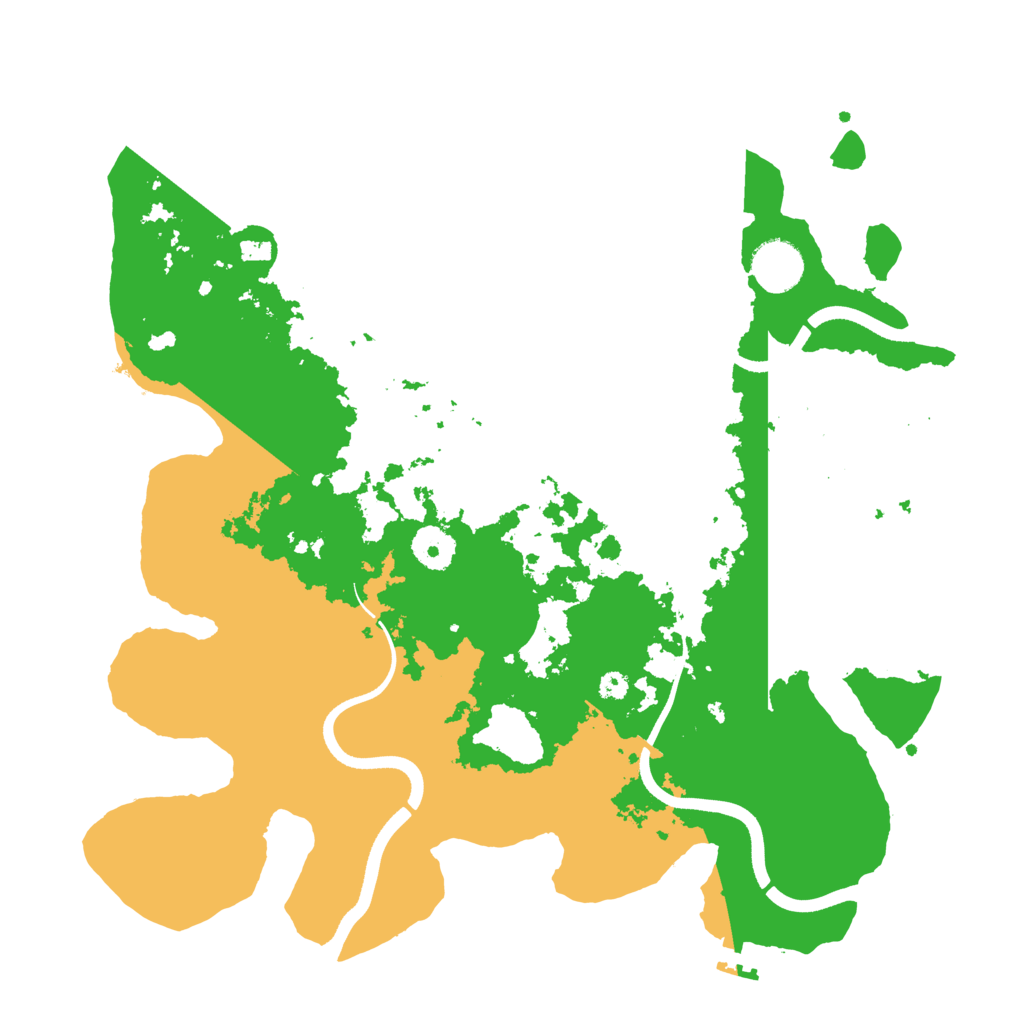 Biome Rust Map: Procedural Map, Size: 3600, Seed: 92989826