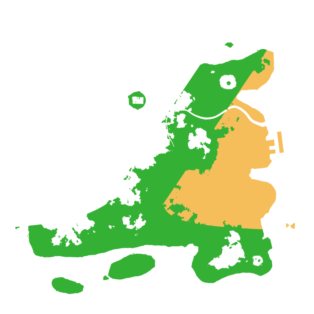Biome Rust Map: Procedural Map, Size: 3000, Seed: 2071652542