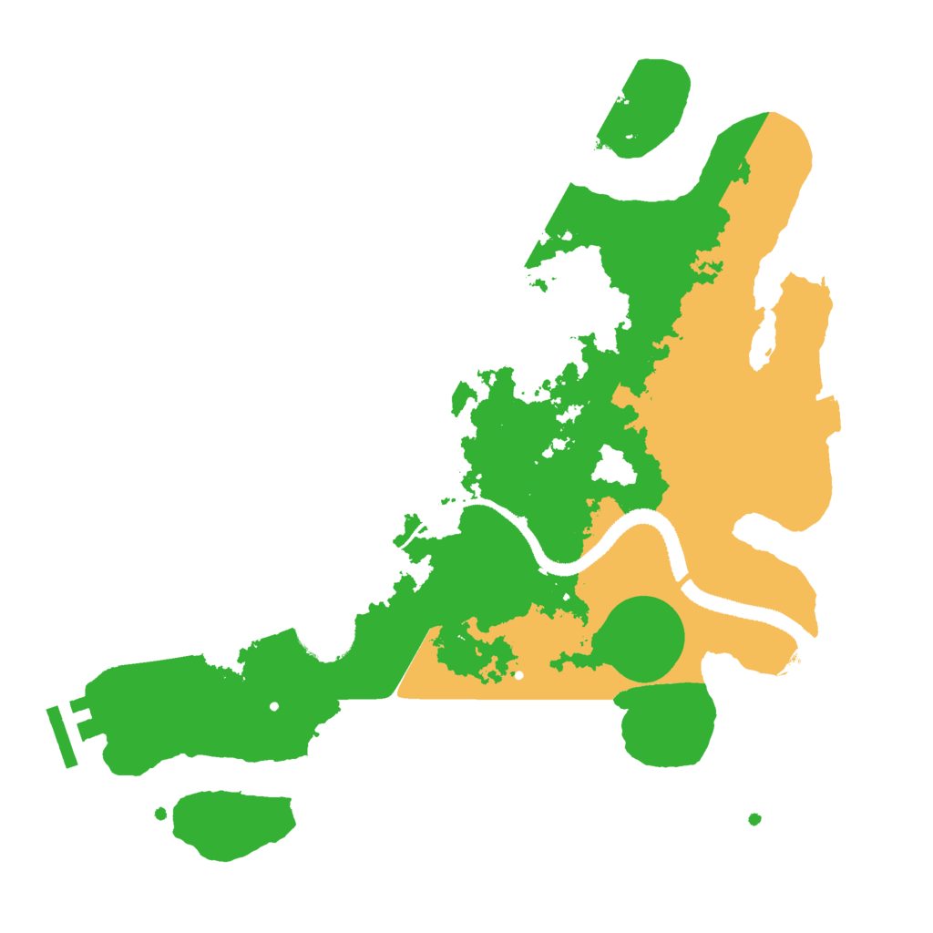Biome Rust Map: Procedural Map, Size: 3000, Seed: 13559
