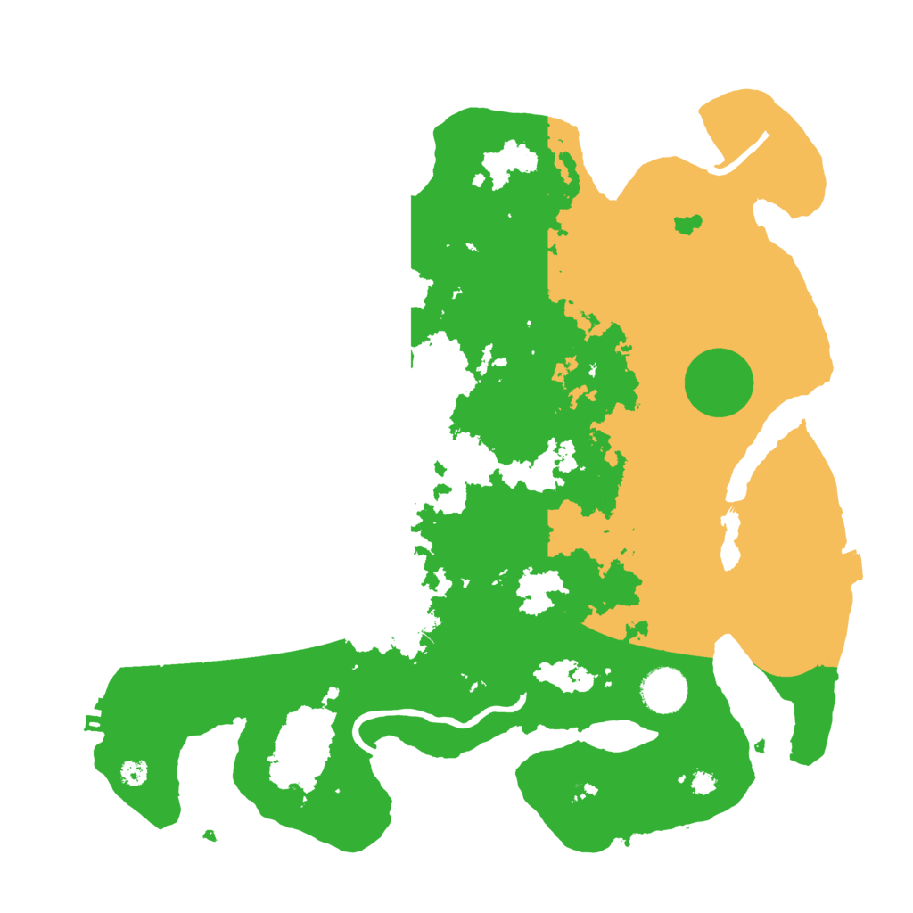 Biome Rust Map: Procedural Map, Size: 3500, Seed: 214072894