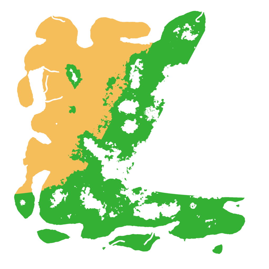 Biome Rust Map: Procedural Map, Size: 4500, Seed: 118167124