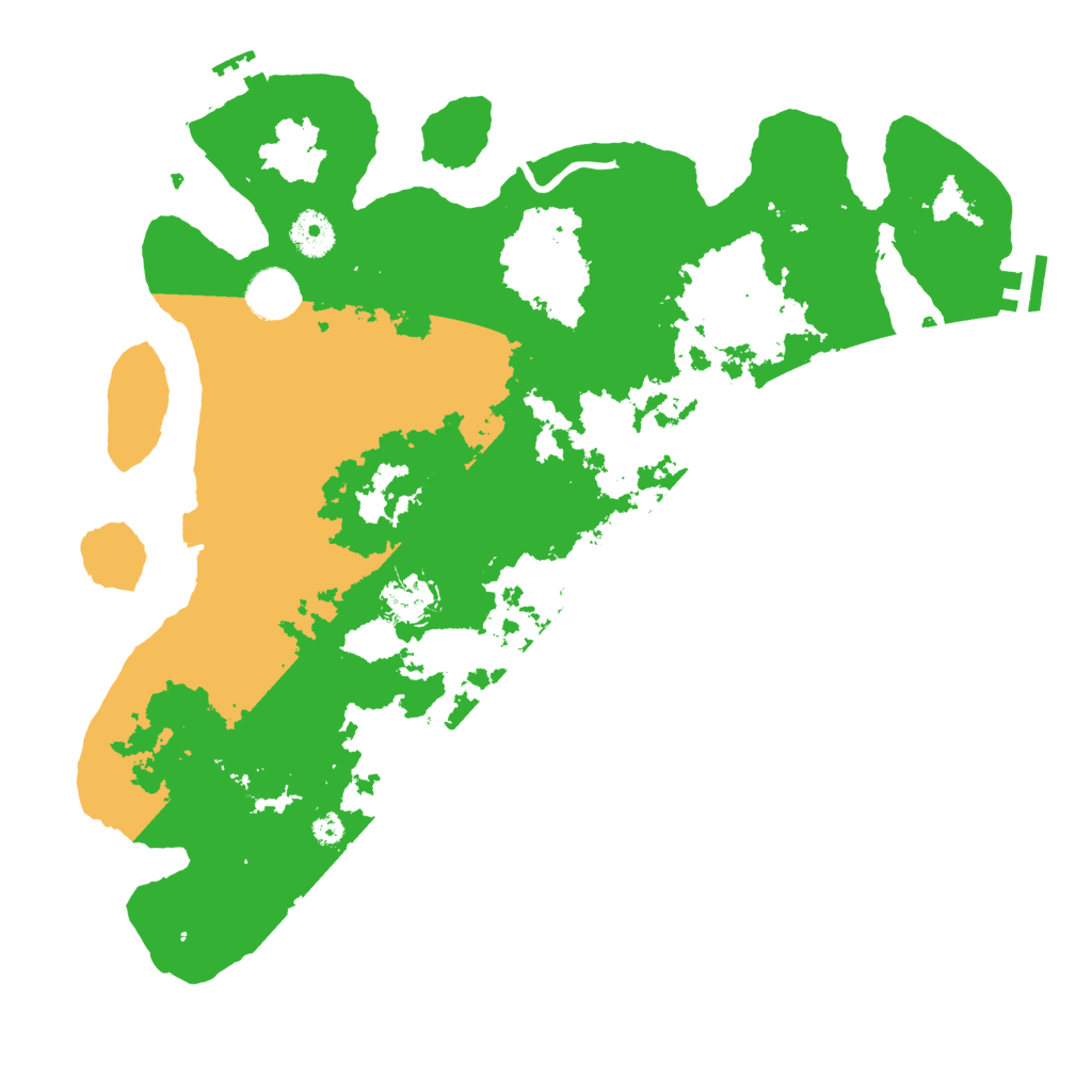 Biome Rust Map: Procedural Map, Size: 3700, Seed: 340031240