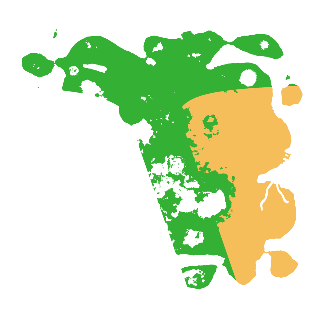 Biome Rust Map: Procedural Map, Size: 3500, Seed: 95493216
