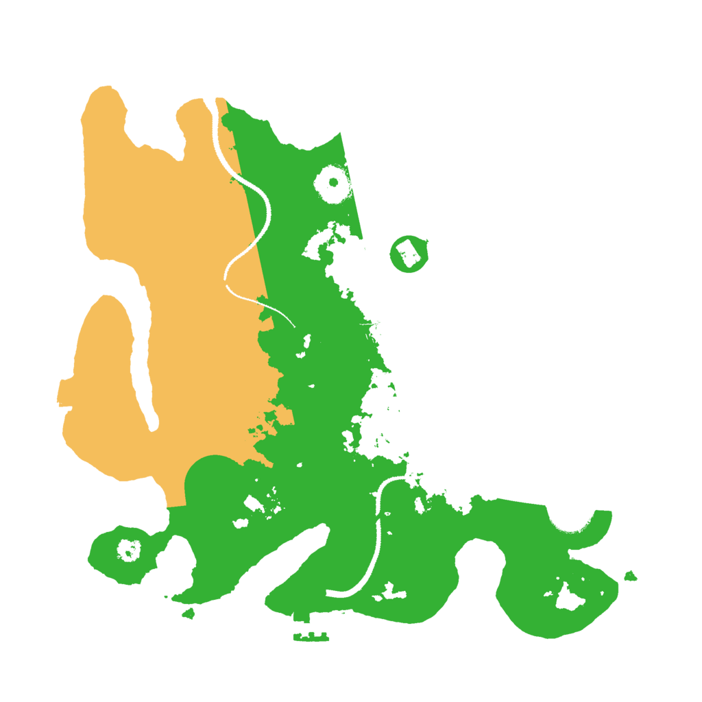 Biome Rust Map: Procedural Map, Size: 3000, Seed: 20230508