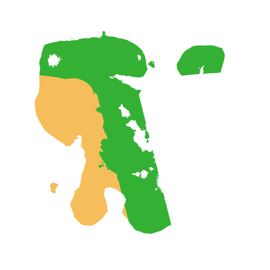 Biome Rust Map: Procedural Map, Size: 2000, Seed: 10101101