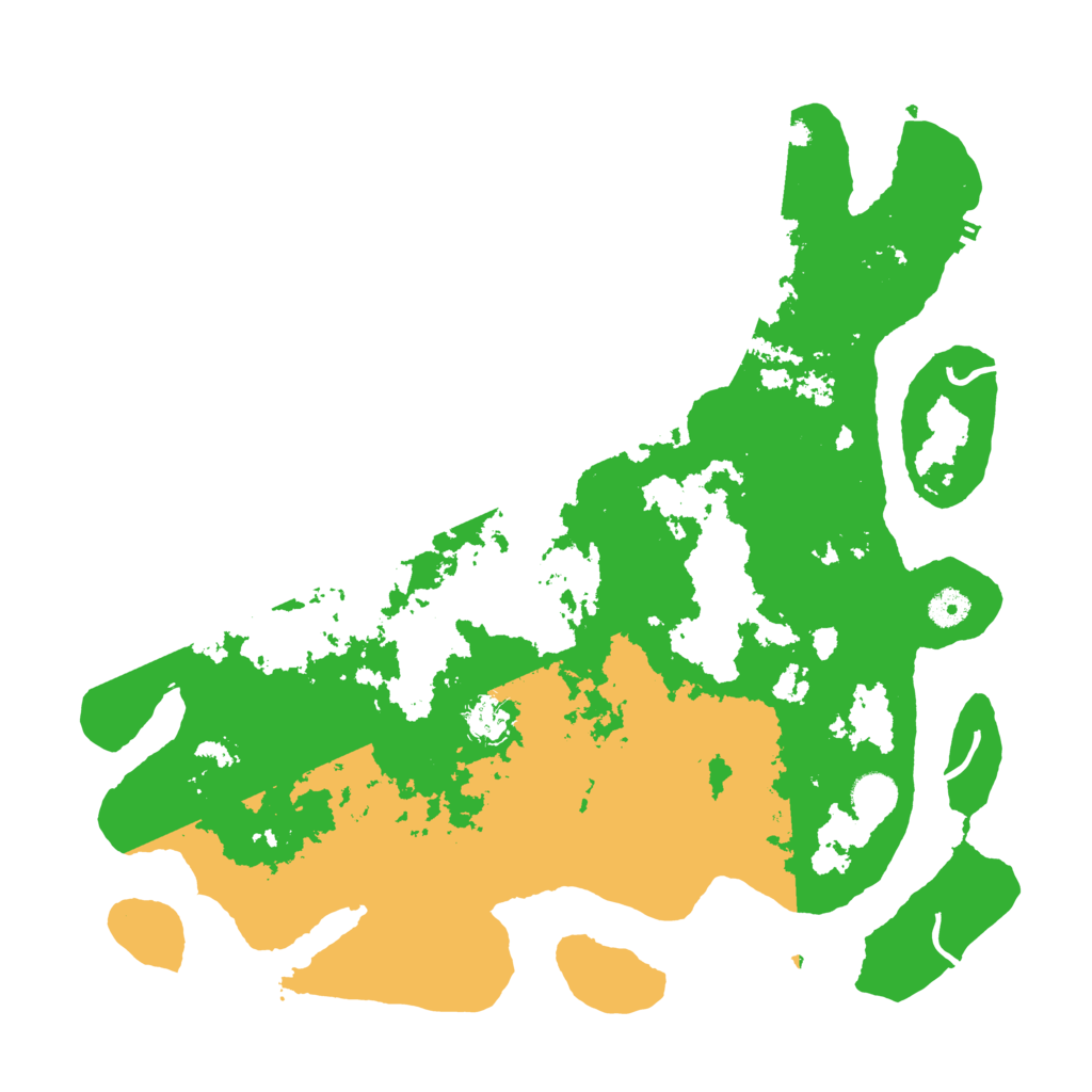 Biome Rust Map: Procedural Map, Size: 4200, Seed: 1133999999