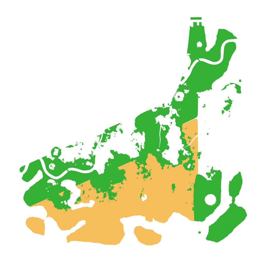 Biome Rust Map: Procedural Map, Size: 4200, Seed: 1133999999