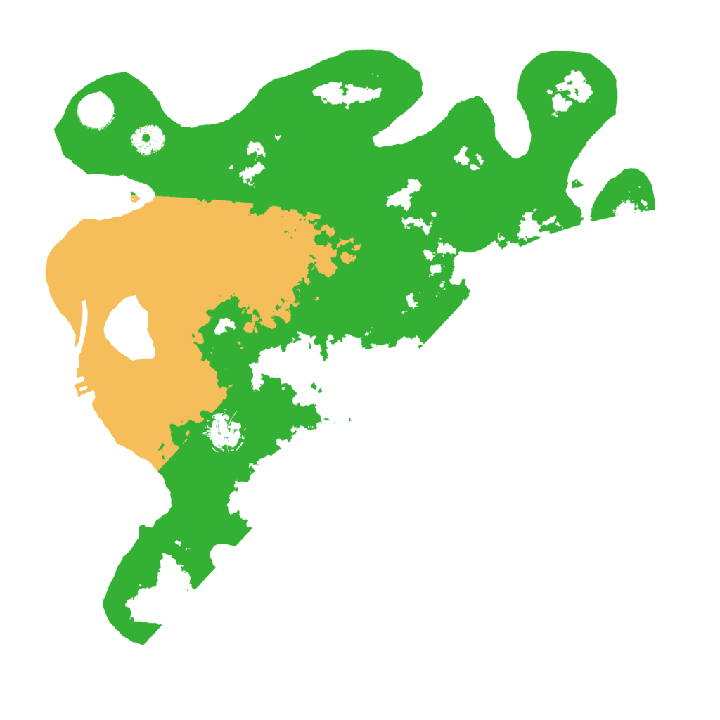 Biome Rust Map: Procedural Map, Size: 3500, Seed: 2023538555