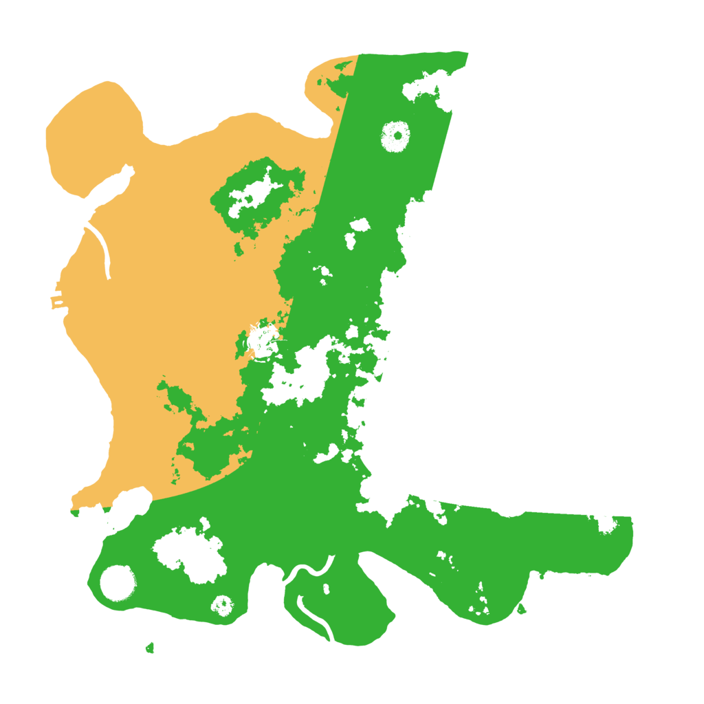Biome Rust Map: Procedural Map, Size: 3500, Seed: 458881271