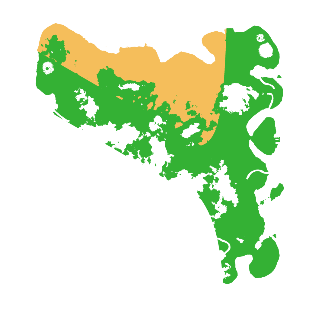 Biome Rust Map: Procedural Map, Size: 3950, Seed: 20824261