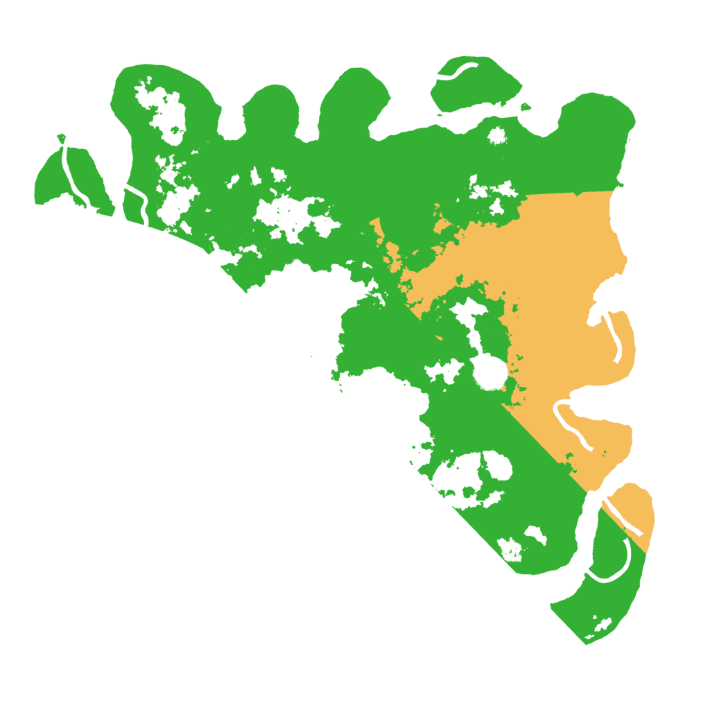 Biome Rust Map: Procedural Map, Size: 3700, Seed: 44758866