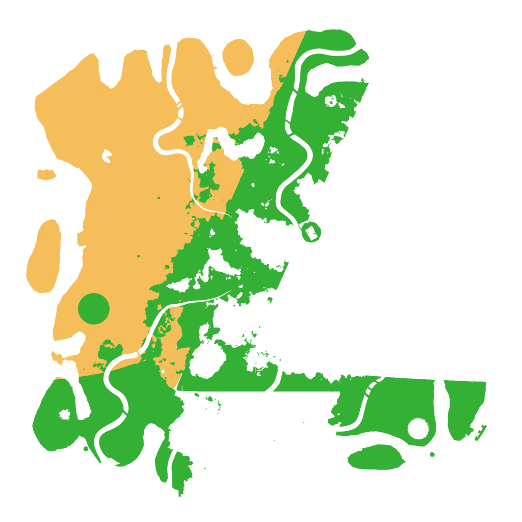 Biome Rust Map: Procedural Map, Size: 4400, Seed: 56997194