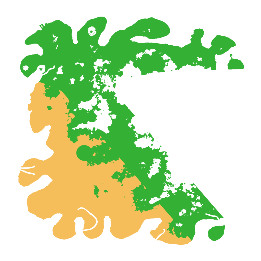 Biome Rust Map: Procedural Map, Size: 4400, Seed: 70946925