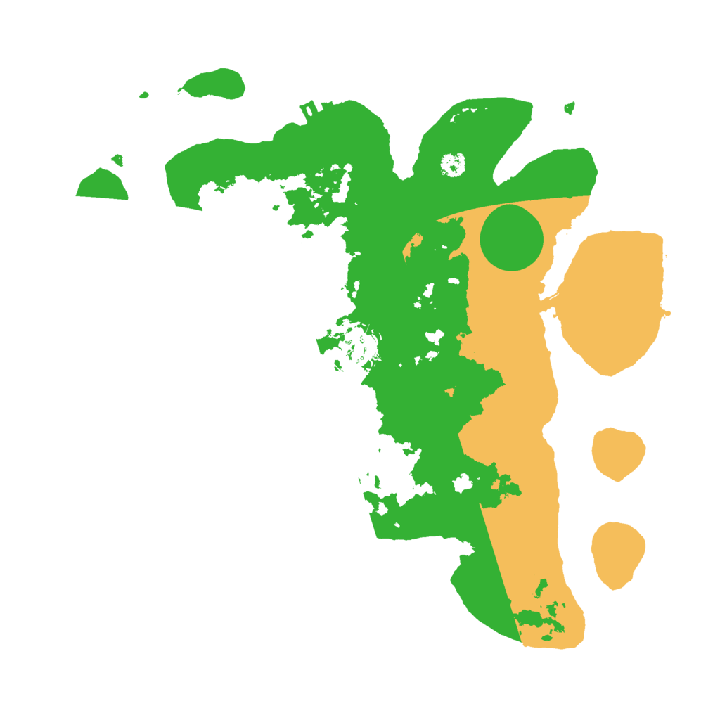 Biome Rust Map: Procedural Map, Size: 3000, Seed: 19823764