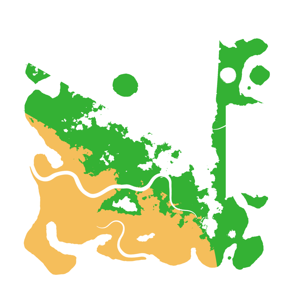 Biome Rust Map: Procedural Map, Size: 3500, Seed: 35743574