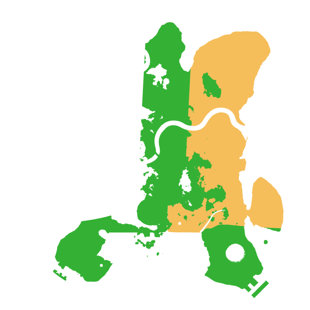 Biome Rust Map: Procedural Map, Size: 3000, Seed: 28138