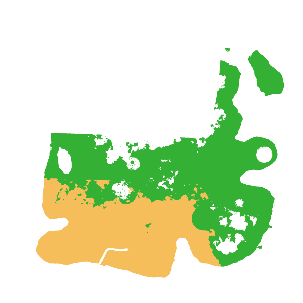 Biome Rust Map: Procedural Map, Size: 3400, Seed: 33991872