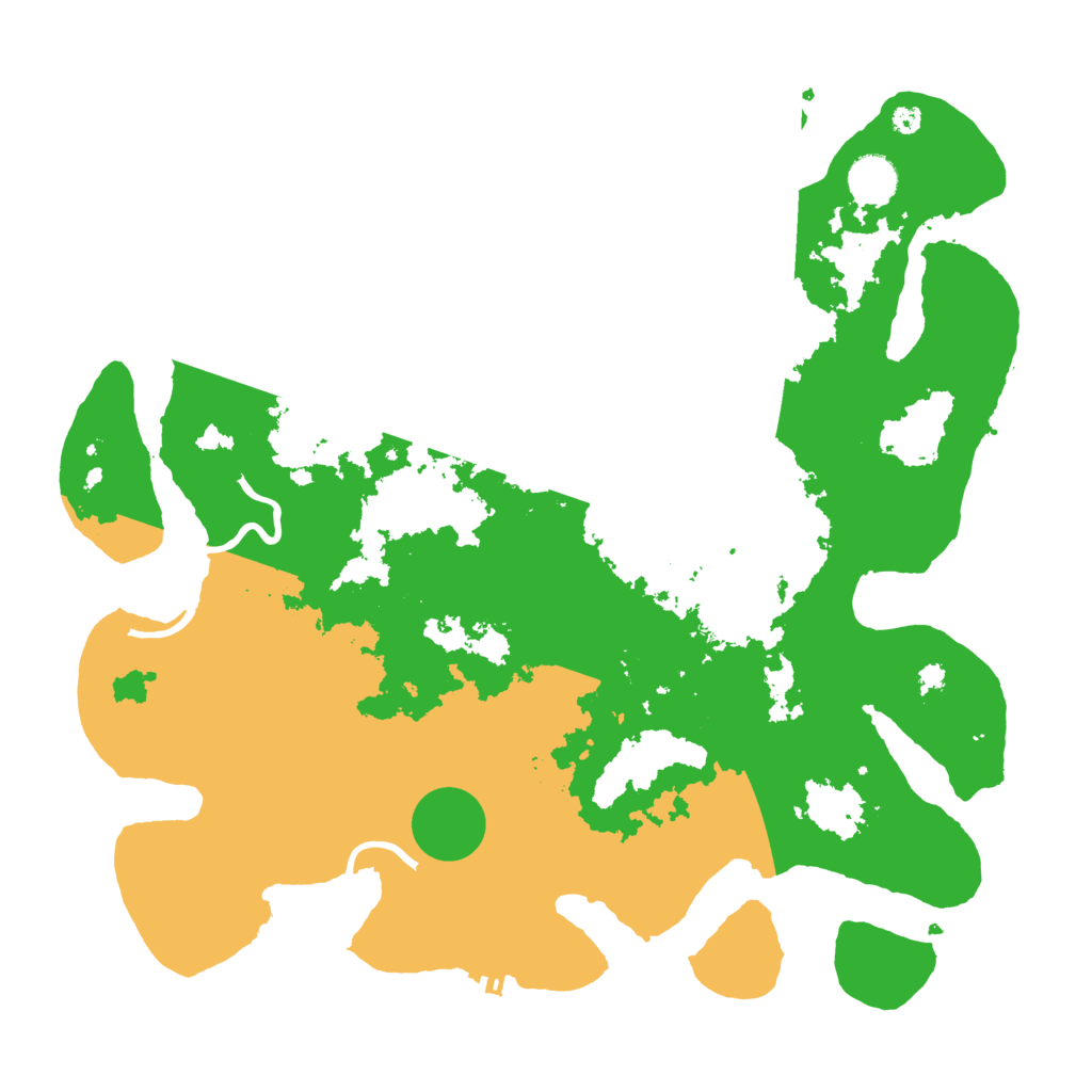 Biome Rust Map: Procedural Map, Size: 3900, Seed: 13213127