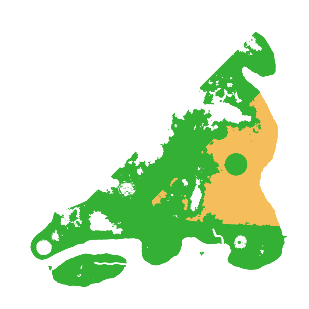 Biome Rust Map: Procedural Map, Size: 3650, Seed: 2306456
