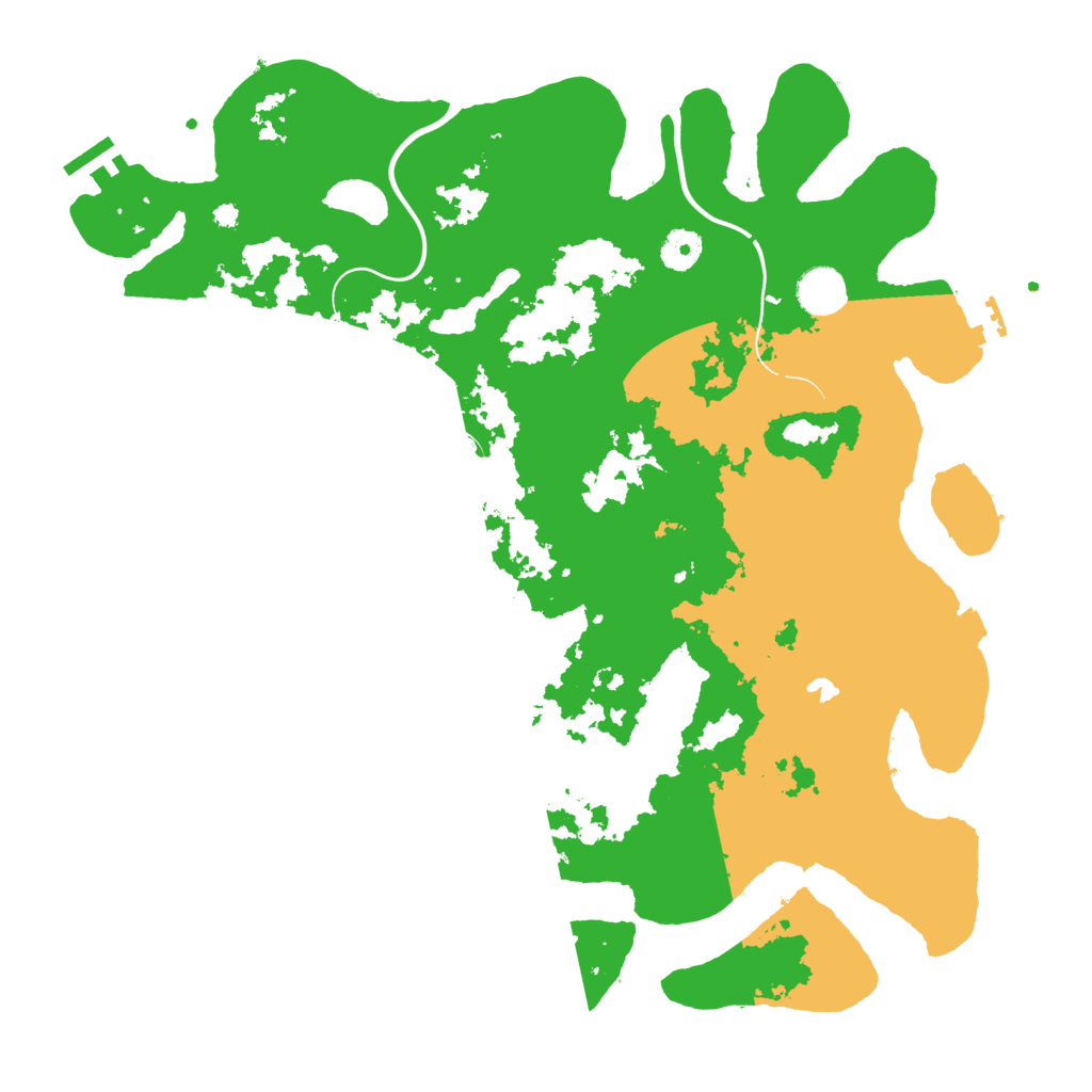 Biome Rust Map: Procedural Map, Size: 4000, Seed: 1395837763