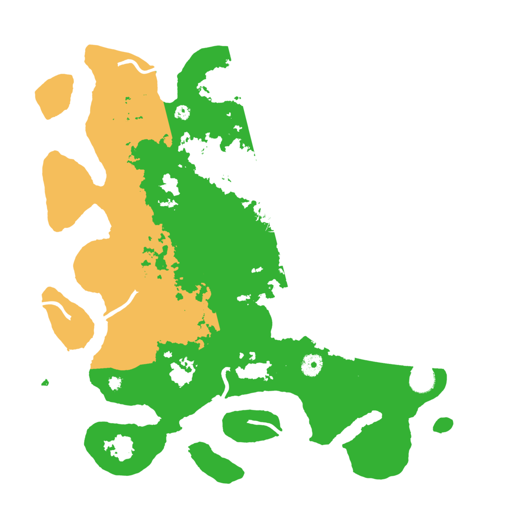 Biome Rust Map: Procedural Map, Size: 3500, Seed: 66524412
